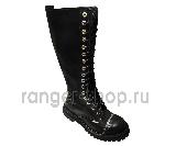 Ботинки высокие Ranger "Black Zipper" 16 колец